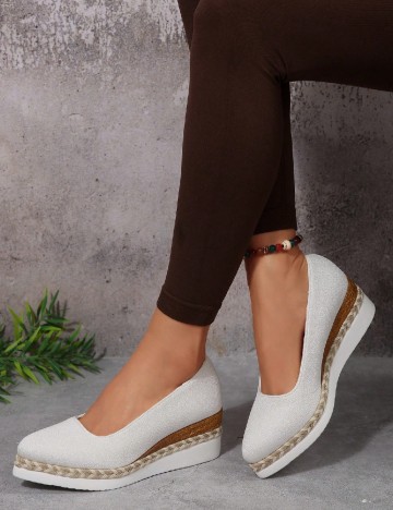 Pantofi SHEIN, alb