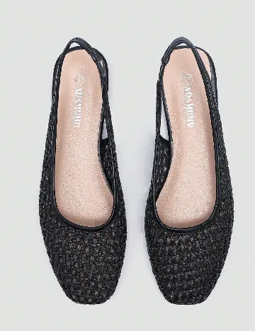 Balerini SHEIN, negru Negru
