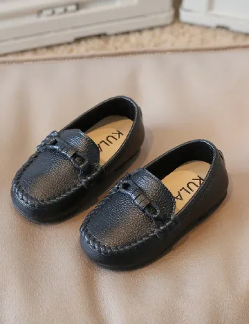 Mocasini Shein Kids, negru Negru