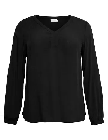 Bluza Kaffe Curve, negru Negru