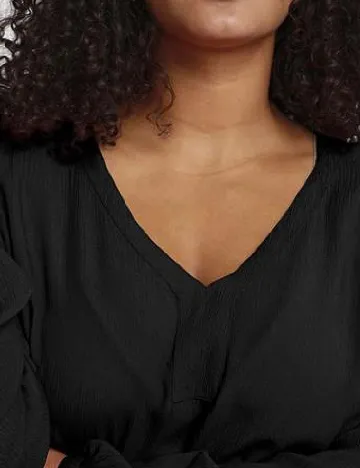 Bluza Kaffe Curve, negru Negru