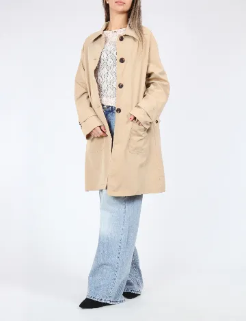 Trench SHEIN, maro deschis Maro