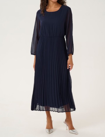 Rochie lunga Culture, bleumarin