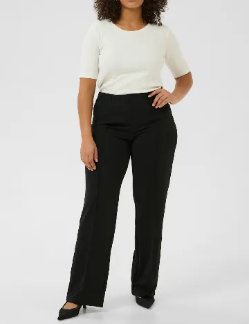 Pantaloni Kaffe Curve, negru Negru