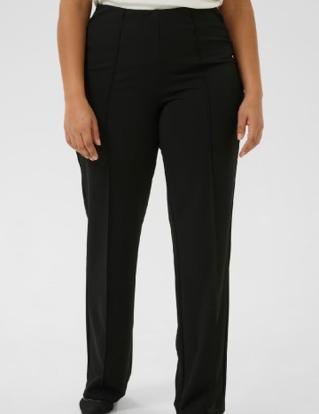 Pantaloni Kaffe Curve, negru