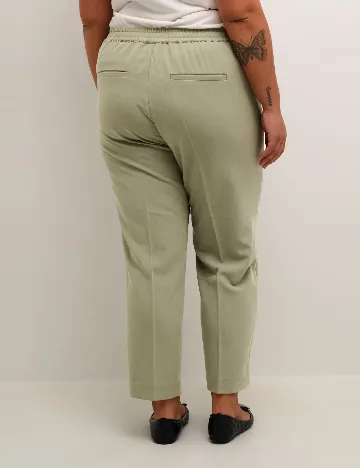 Pantaloni Kaffe Curve, verde Verde