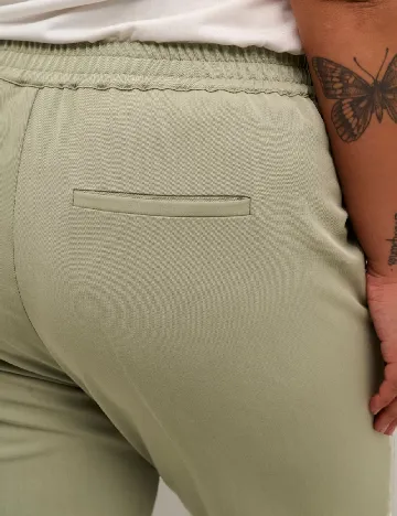 Pantaloni Kaffe Curve, verde Verde