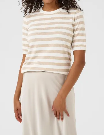 Bluza Kaffe, alb/maro Alb