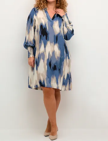 Rochie scurta Kaffe Curve, mix culori Mix culori