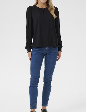 Bluza Kaffe, negru