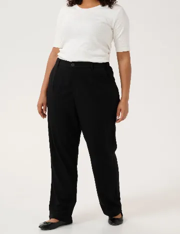 Pantaloni Kaffe Curve, negru Negru