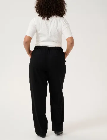 Pantaloni Kaffe Curve, negru Negru