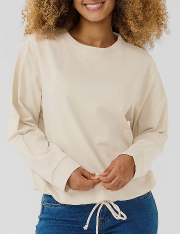 Bluza Love Copenhagen, bej