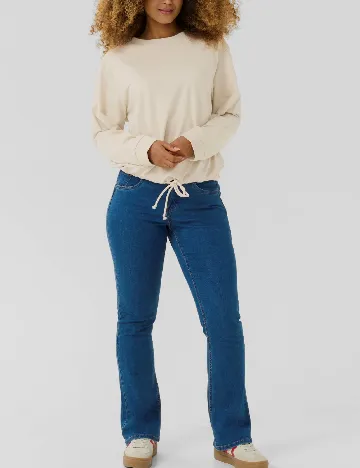 Bluza Love Copenhagen, bej Crem