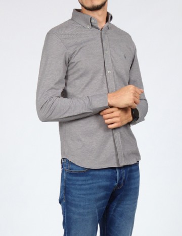 Camasa Polo Ralph Lauren, gri