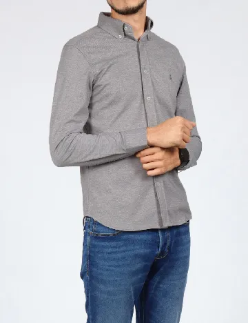Camasa Polo Ralph Lauren, gri Gri