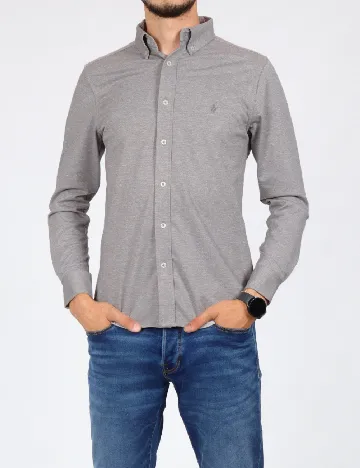Camasa Polo Ralph Lauren, gri Gri