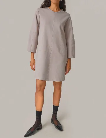 Rochie scurta Soaked In Luxury, gri Gri