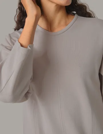 Rochie scurta Soaked In Luxury, gri Gri