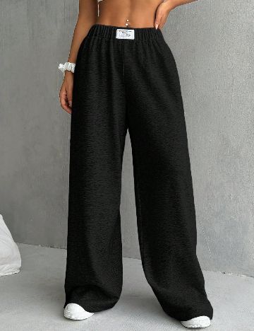 Pantaloni SHEIN, negru