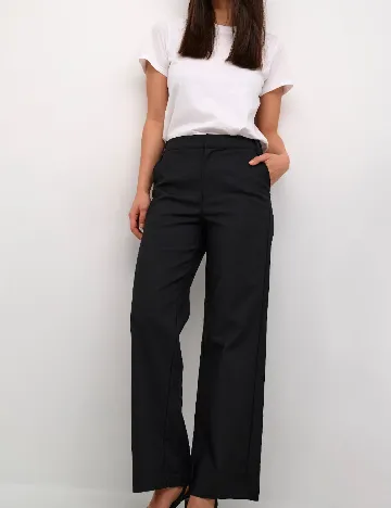 Pantaloni Kaffe, negru Negru