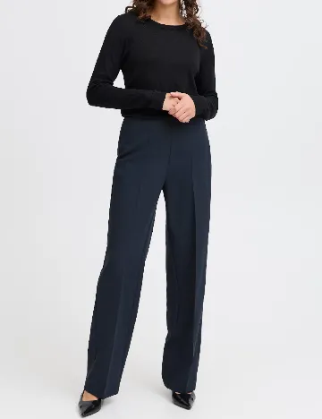 Pantaloni Fransa, bleumarin Albastru