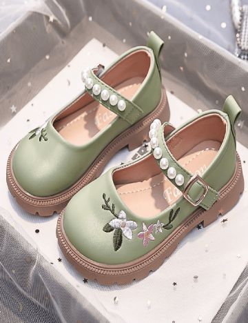 Pantofi Shein Kids, verde