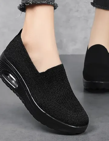 Adidasi SHEIN, negru Negru
