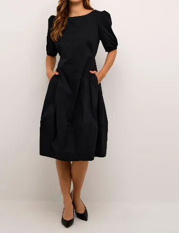 Rochie medie Culture, negru Negru