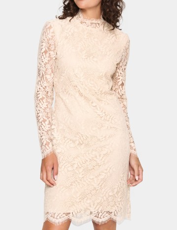 Rochie scurta Saint Tropez, crem