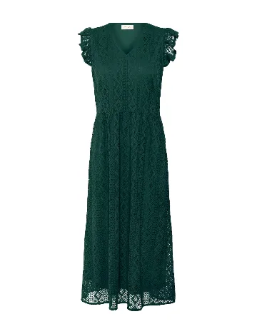 Rochie medie Cream, verde Verde