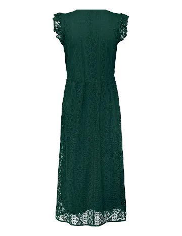 Rochie medie Cream, verde Verde