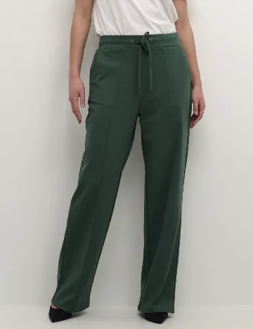 Pantaloni Kaffe, verde Verde