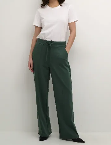 Pantaloni Kaffe, verde Verde