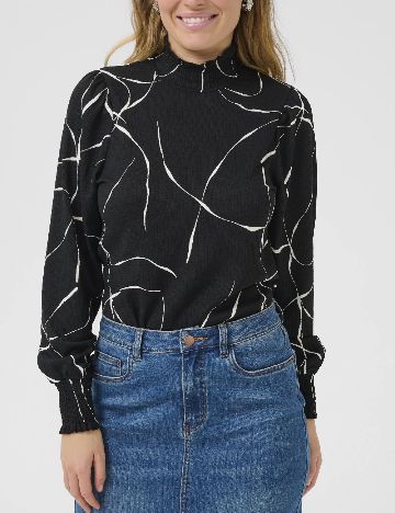 Bluza Kaffe, negru