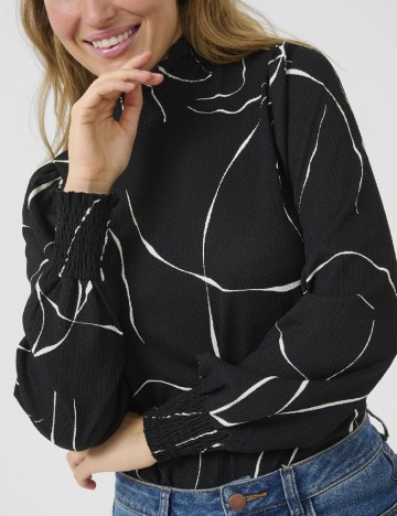 Bluza Kaffe, negru