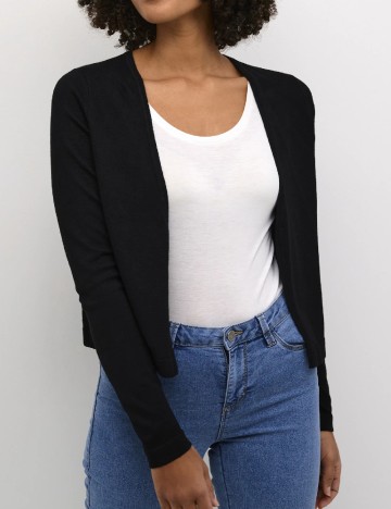 Cardigan Kaffe, negru