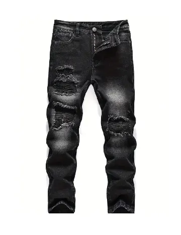 Blugi Shein Kids, negru Negru