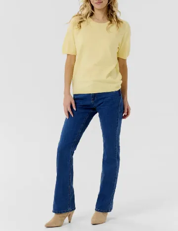 Bluza Cream, galben Galben