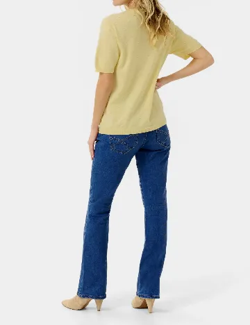 Bluza Cream, galben Galben