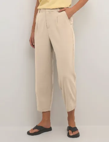 Pantaloni Kaffe, bej Crem
