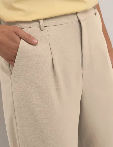 Pantaloni Kaffe, bej Crem