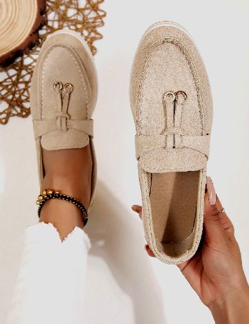 Mocasini SHEIN, maro