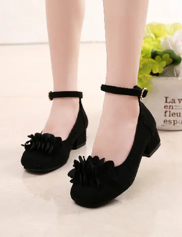 Pantofi Shein Kids, negru Negru