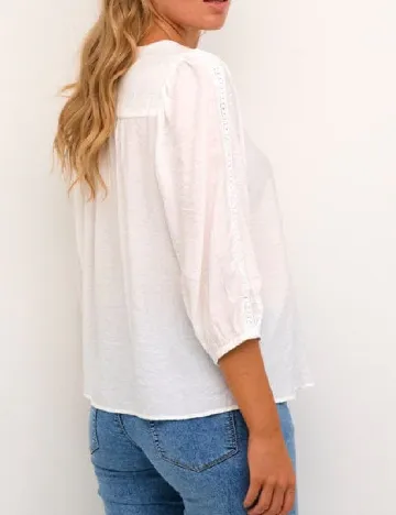 Bluza Kaffe, alb Alb