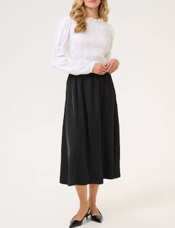 Fusta Cream, negru
