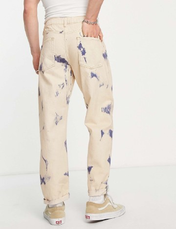 Blugi Topman, crem