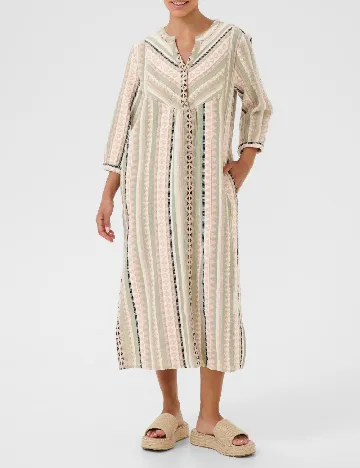 Rochie medie Cream, mix culori Mix culori