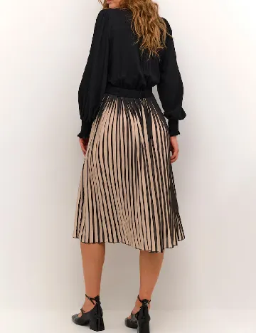 Rochie medie Culture, negru/crem Negru