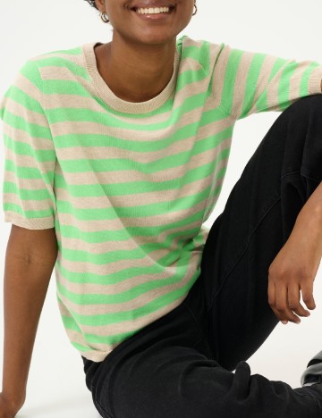 Bluza Kaffe, gri/verde